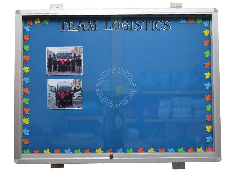 FOAM BOARD CW SLIDING GLASS CABINET